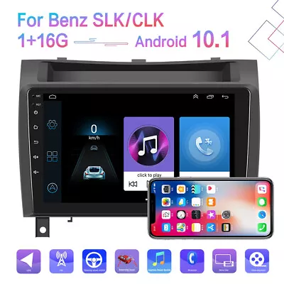 Android 10.1 Car Stereo Radio GPS Navigation For 04-11 Mercedes-Benz SLK/C 9inch • $152.24