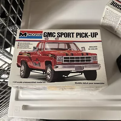 Monogram 1:24 1978 GMC Sport Pickup Truck Vintage Rare Sealed Boxed Model Kit • $139.99