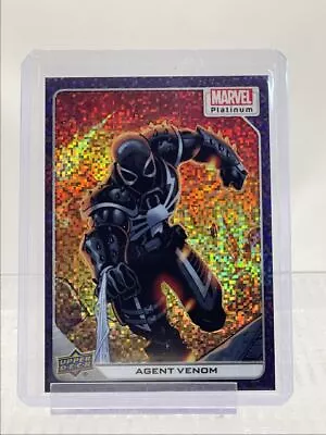 Agent Venom 2022 Upper Deck Marvel Platinum Purple Pixels /35 Q1816 • $47