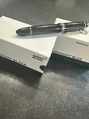 Vintage Montblanc Black Meisterstuck 149 Diplomat Fountain Pen With 18K Nib • $500