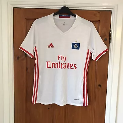 Adidas Hamburger Sv Shirt ~ Clinton #5 ~ Size Adult Large ~ Home Shirt 2016/2017 • £34.99