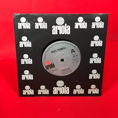 COZY POWELL Theme One 1979 UK 7  Vinyl Single Original 45 Over The Top ARO189 • £5.46