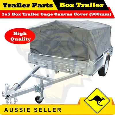 $385 • Buy Superior 7X5 TRAILER CAGE CANVAS COVER (900mm) Universal