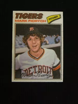 1977 Topps Baseball Cloth Stickers #15 Mark Fidrych THE BIRD 1954-2009 RC EX-MT • $12.99