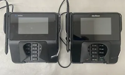 Lot Of 2 Verifone MX 915 Credit Card Terminals W/ Chip Reader & Pen 132-602-00-R • $74.99