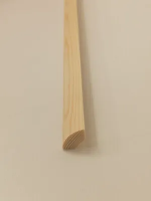 Quadrant Pine Decorative Trim Moulding 12x12mm 2.4m Beading Wooden Timber Edging • £4.03