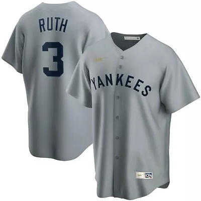 Nike Babe Ruth New York Yankees Road Cooperstown Collection Jersey SZ Medium • $99.99