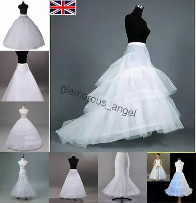 Uk Stock Rulta Wedding Bridal Dress Petticoat Hoop Underskirt Crinolineskirt2023 • £14.06