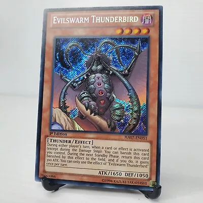 Yugioh! Tcg Evilswarm Thunderbird Ha07-en051 1st Edition Secret Rare • $1.50