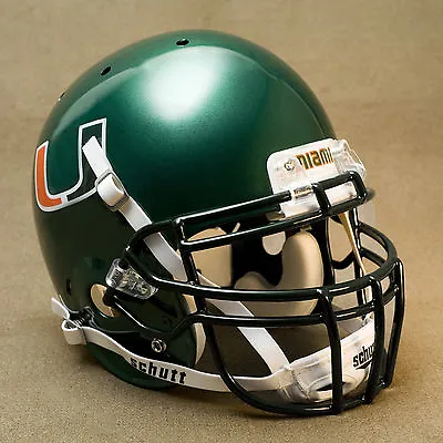 MIAMI HURRICANES NCAA Schutt XP Full Size REPLICA Gameday Football Helmet • $249.99