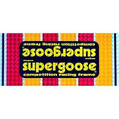 1980-83 Supergoose PRISM Mongoose Down Tube Decal • $15.99