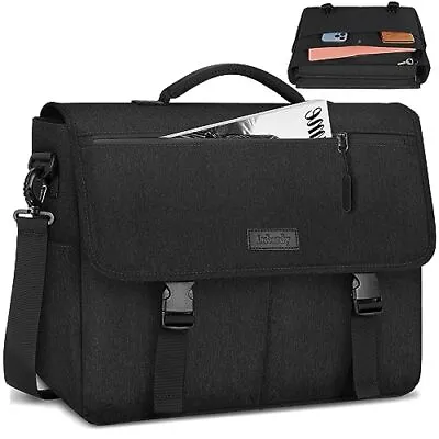 Laptop Bag 15.6 Inch Laptop Messenger Bag Waterproof Laptop Briefcase For Men Wo • $22.76