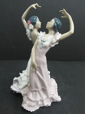 $140 • Buy Vtg Lladro 'Ole' Flamenco Dancing Women 11  Porcelain Figurine 5601 W Damage