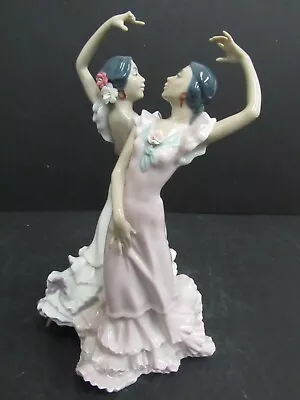 $140 • Buy Vtg Lladro 'Ole' Flamenco Dancing Women 11  Porcelain Figurine 5601 W Damage
