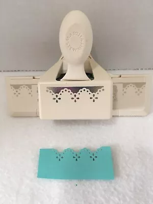 Martha Stewart DOILY LACE & Floral Edge Border Punches Paper Punch Side Fold EUC • $16.95