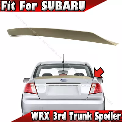 08-14 PAINT COLOR Fits SUBARU WRX Impreza 3rd 4D Sedan Rear Trunk Spoiler X Type • $359