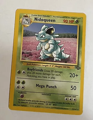 $19.99 • Buy 1999 Pokemon Jungle Nidoqueen Holo Rare #7/64 NM
