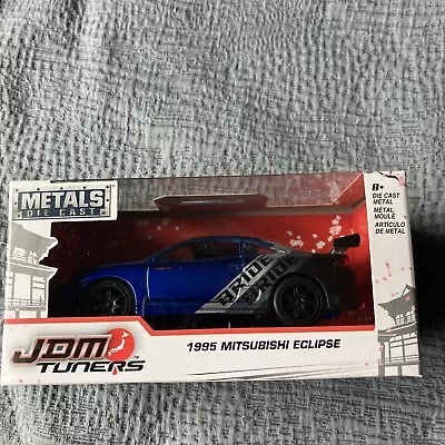 Jada Metals JDM Tuners - 1995 Mitsubishi Eclipse BRIDE Blue 1:32 Diecast NIB • $14.98