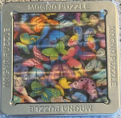 3D Magna Puzzle Butterflies - Magnatile Puzzle With Tin Storage Case New • $9.99