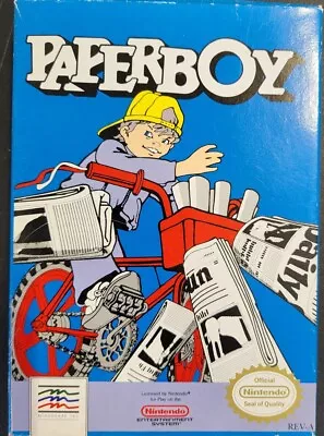 Oval Seal Paperboy Complete In Box Nintendo Nes Game NICE! • $89.99