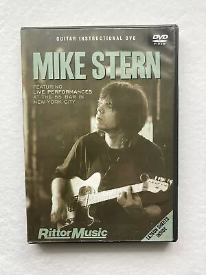 Mike Stern Guitar Instructional DVD Lesson Sheets All Region Tutorial Jazz • £16.99