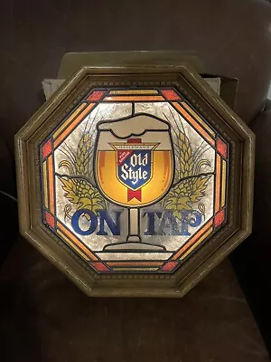 Vintage Lighted Old Style Beer Sign • $46