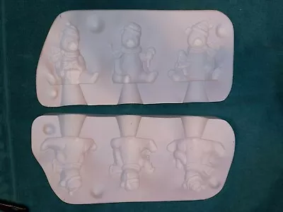 VTG Teddy Bear Molds Christmas Bear Ornaments ( Mold # 418 ) 1995 Super Clean • $11.99