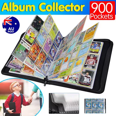 900 Pockets Card Album Spots Binder Book Card Collectors Holder Case For Cards • $23.99