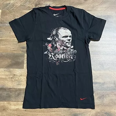 Wayne Rooney Nike T Shirt Adult Size S Small Slim Fit Black Soccer • $15.14