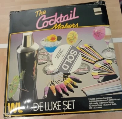£20 • Buy Vintage Cocktail Shaker Set 