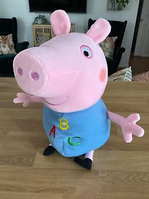 PEPPA PIG TALKING SOFT STUFFED PLUSH TOY LARGE 40cm TALL • $10