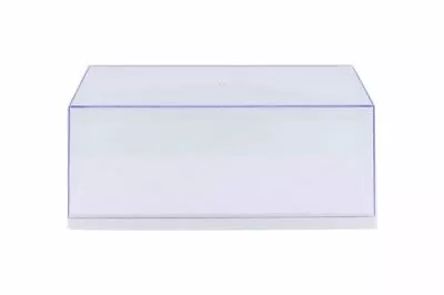 Acrylic Display Cases W/White Base For 1/24 Scale Diecast Cars - BOX OF 6 CASES • $44.99