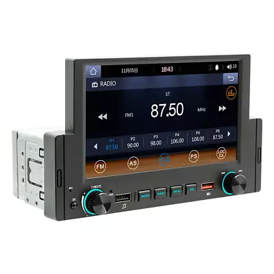 Bluetooth 5.1 Single DIN  Car Stereo Radio 6.2 Touch Screen CarPlay Head Unit • $81.80
