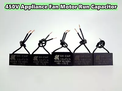 CBB61 450V Appliance Fan Motor Run Start Capacitor  1uf/1.2uF/1.5uf/1.8uf/2.2uf • $6.41