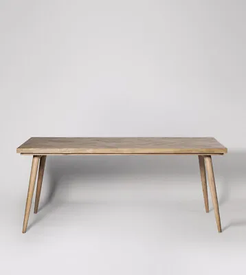 Swoon Metz Natural Mango Wood 6-8 Seater Dining Table RRP £859 • £600.99