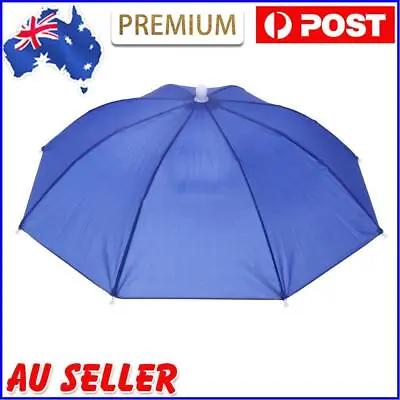 $9.90 • Buy Head Umbrella Anti-Rain Fishing Anti-Sun Umbrella Hat Adults Supplies(D) AU