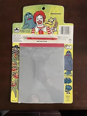 Vintage 1984 McDONALD'S MAGIC SLATE • $35