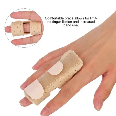 Adjustable Hand Support Finger Guard Splint Protection Injury Recovery Brace GF0 • £4.26