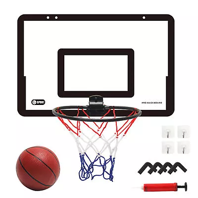 Mini Basketball Hoop System Indoor Outdoor Home Office Door Basketball Net Goal • $41.09