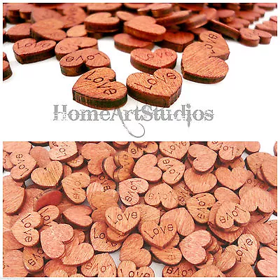 £2.99 • Buy Mini Wooden Love Heart Table Decoration Wedding Favours Personalised Crafts