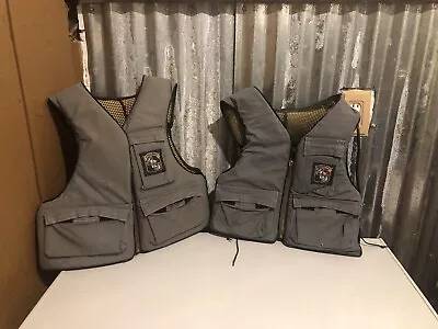 2 Vintage Stearns Sans-Souci III Fishing Vests Life Jackets Adult Large & Small • $40