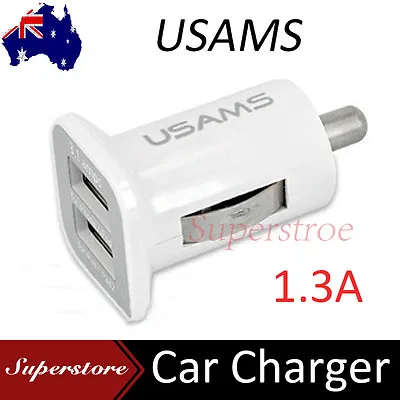 Universal Dual 2 Port USB 3.1A 12V Car Socket Cigarette Lighter Charger Adapter • $4.95