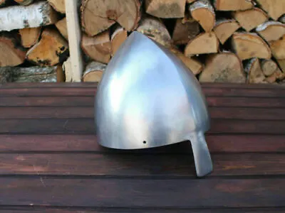 Medieval Viking Norman Nasal Helmetcostume Helmlarp Cosplay Halloween Helm 18g • $99
