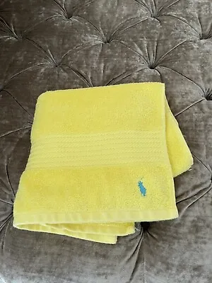 Ralph Lauren Yellow Hand Towel 95cm X 45cm • £10