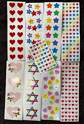 Mrs. Grossman’s Sticker LOT Vintage Collection HEARTS & STARS Complete Sets • $15