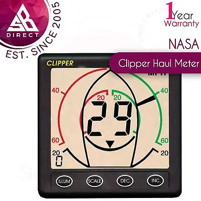 NASA Marine Clipper Close Haul Meter & 5M Cable│For Boat Wind Speed & Direction • £87.06