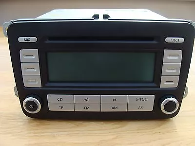 Vw Rcd300 Car Stereo Radio Cd Player Golf Mk5 Passat Jetta Caddy D Din Spares • $49.72