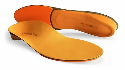 Superfeet Premium Insole Orange Mens Advanced Comfort Running Walking Standing • £38.80