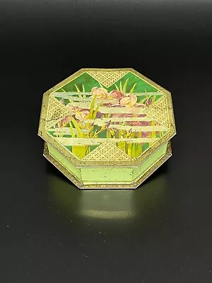 Mazawattee 8 Sided Art Nouveau Chocolates Tin C.1910 • $45