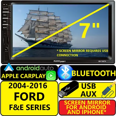 2004-16 Ford F & E Series Navigation Apple Carplay Android Auto Car Stereo Radio • $279.99